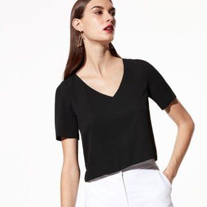 Aritzia Babaton Randy Blouse in dusty rose